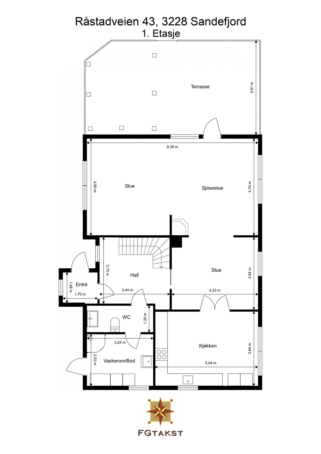 Gjør deg kjent med plantegningen, 1.etasje Galleribilde