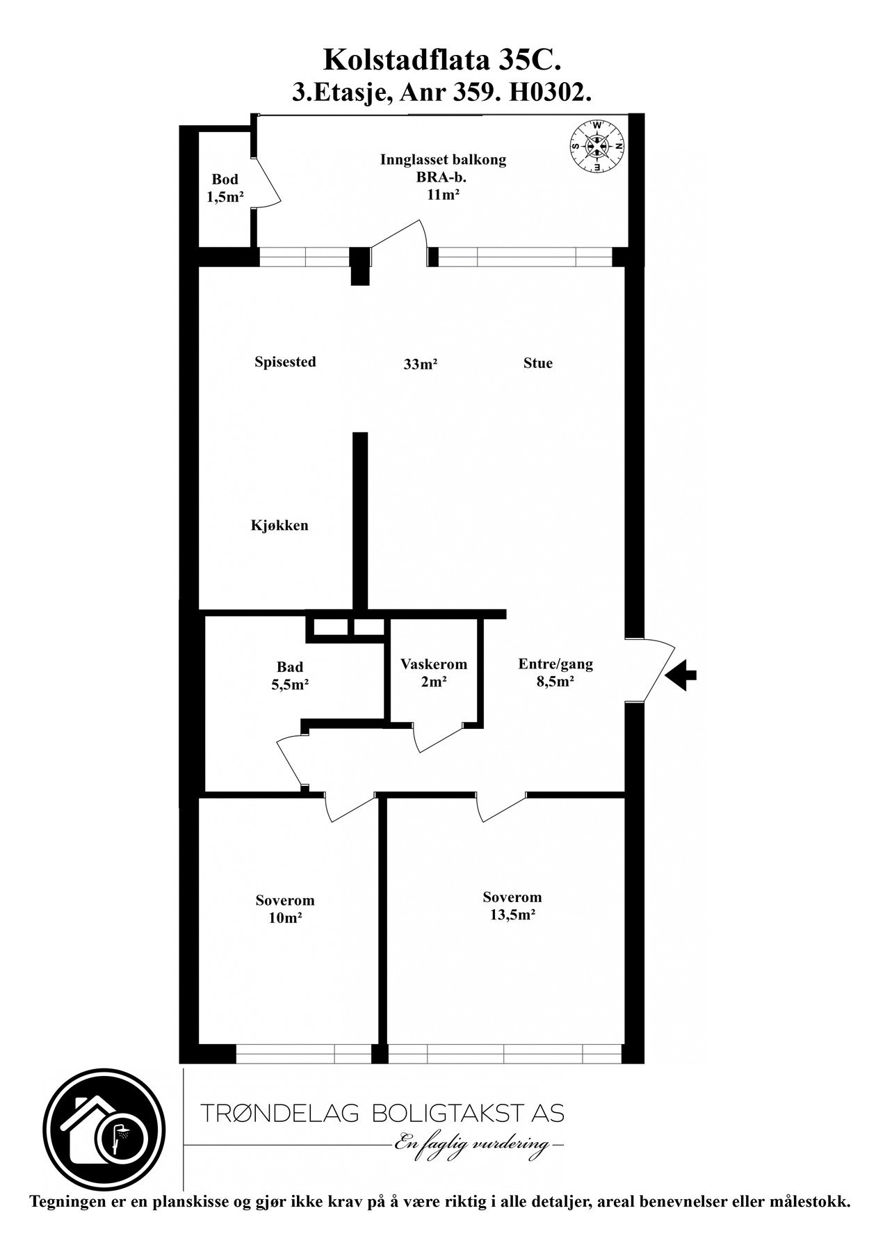 Planskisse. Galleribilde