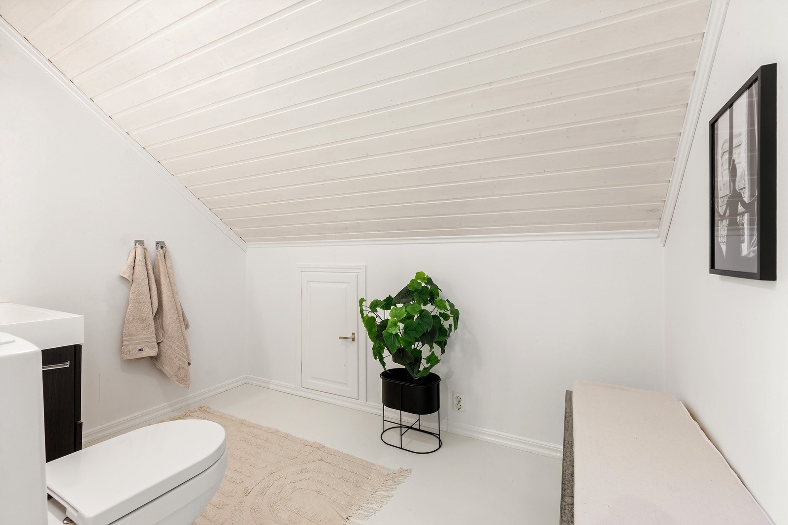 Praktisk med toalett på loft. Galleribilde