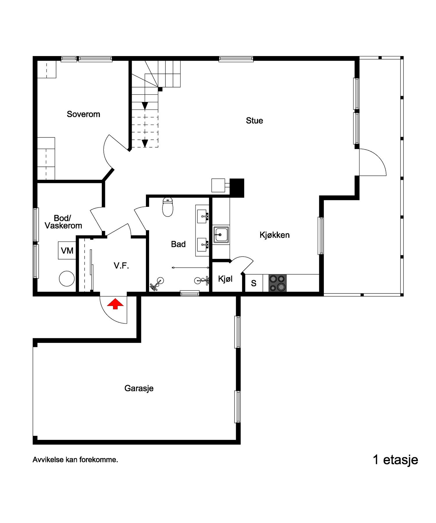 Plantegning Galleribilde