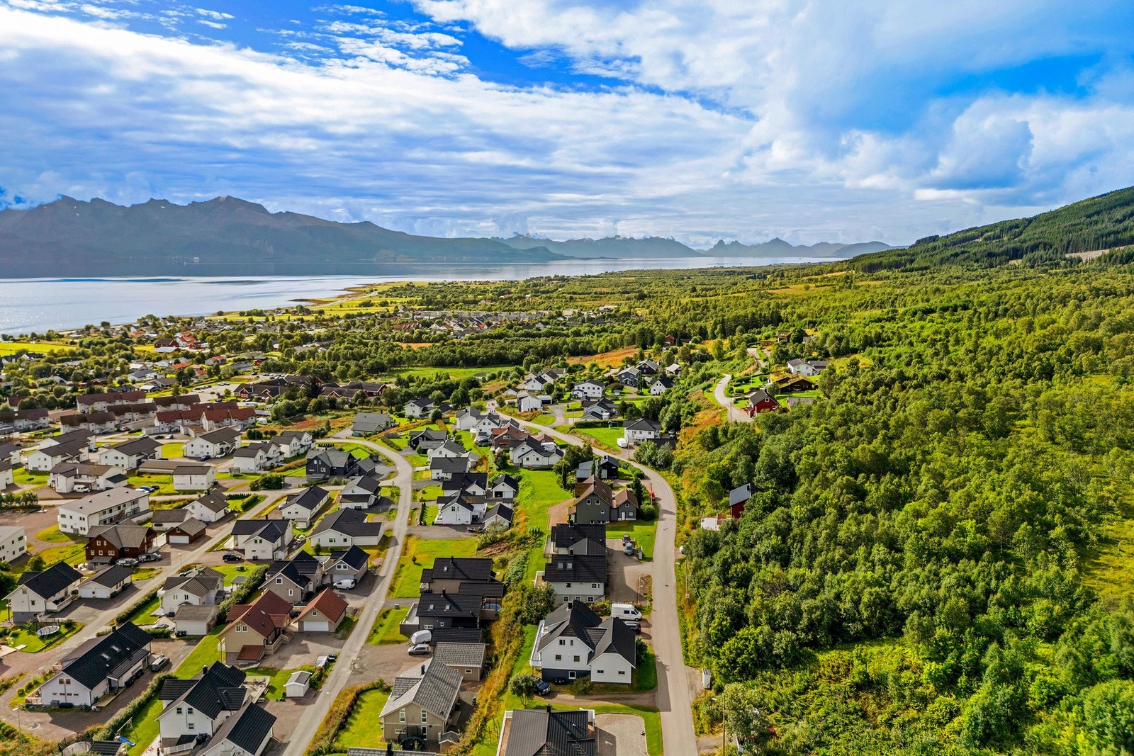 Det kort avstand til skole og barnehager. Galleribilde