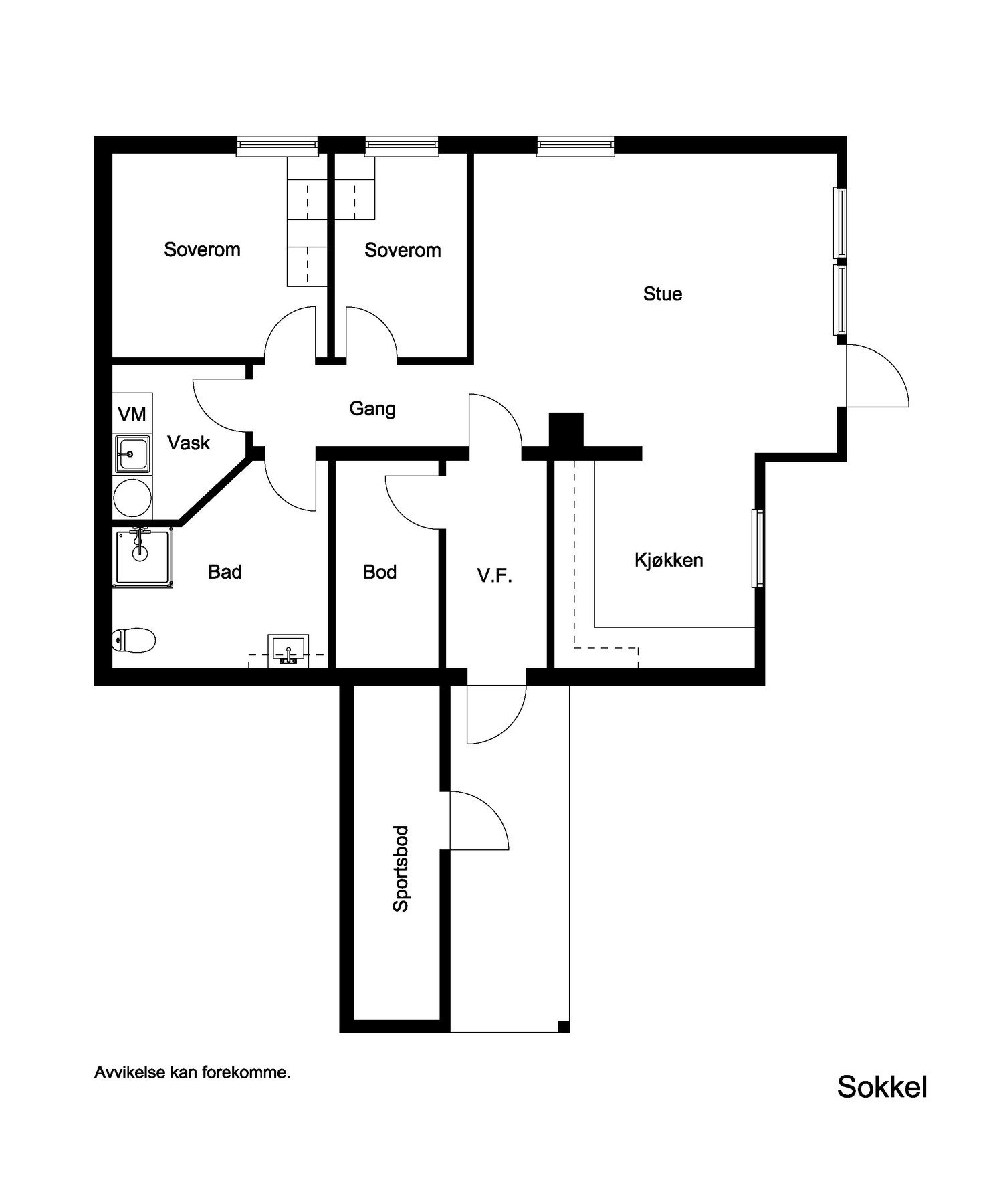 Plantegning Galleribilde