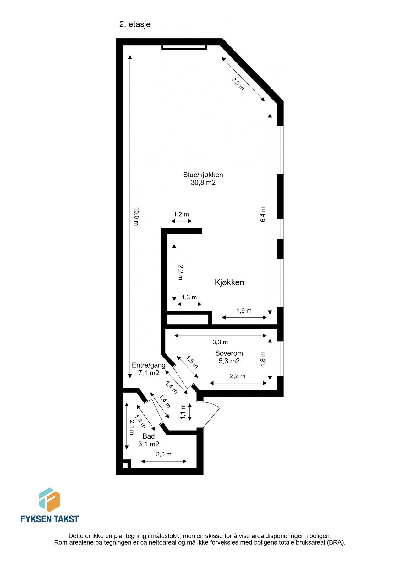 Planskisse. Galleribilde