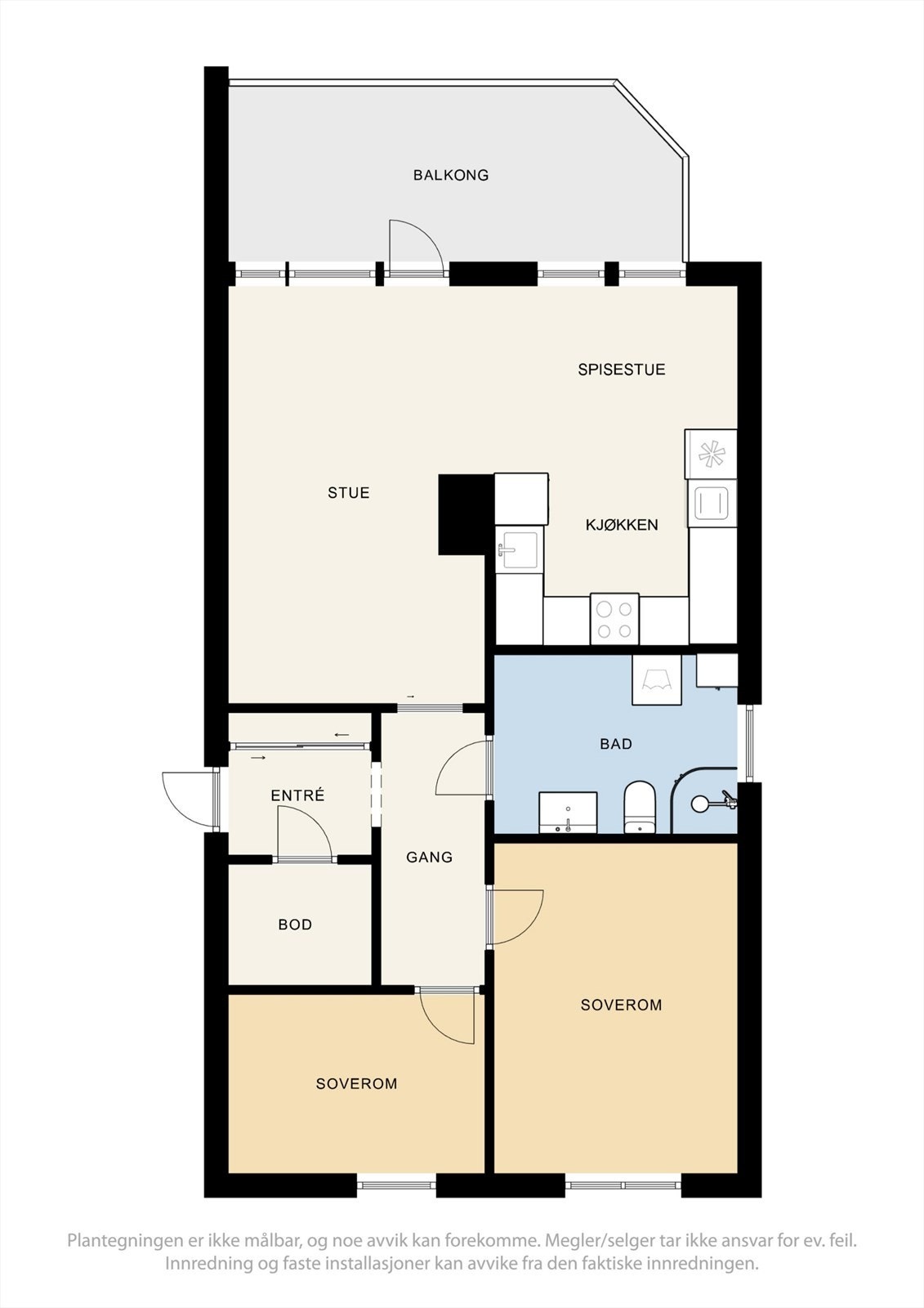 Plantegning Galleribilde