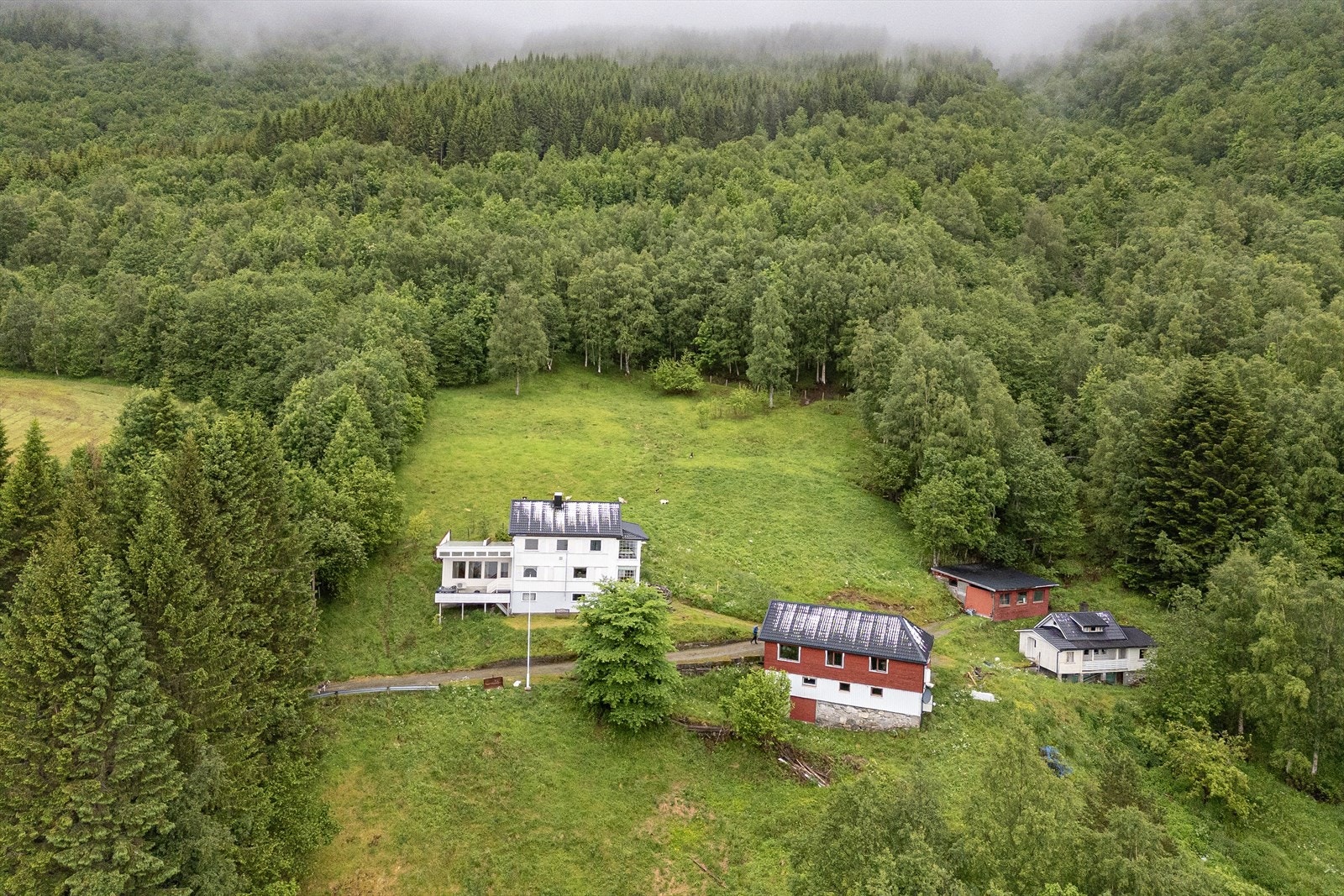 Dronebilde Galleribilde