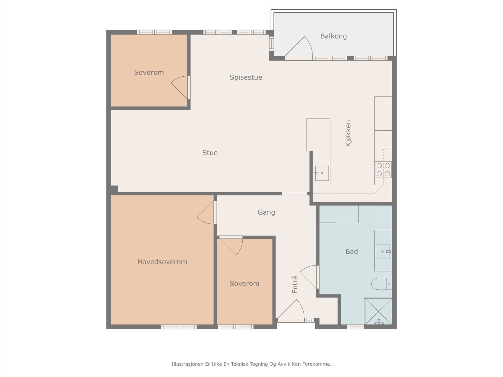 2D plantegning. Galleribilde