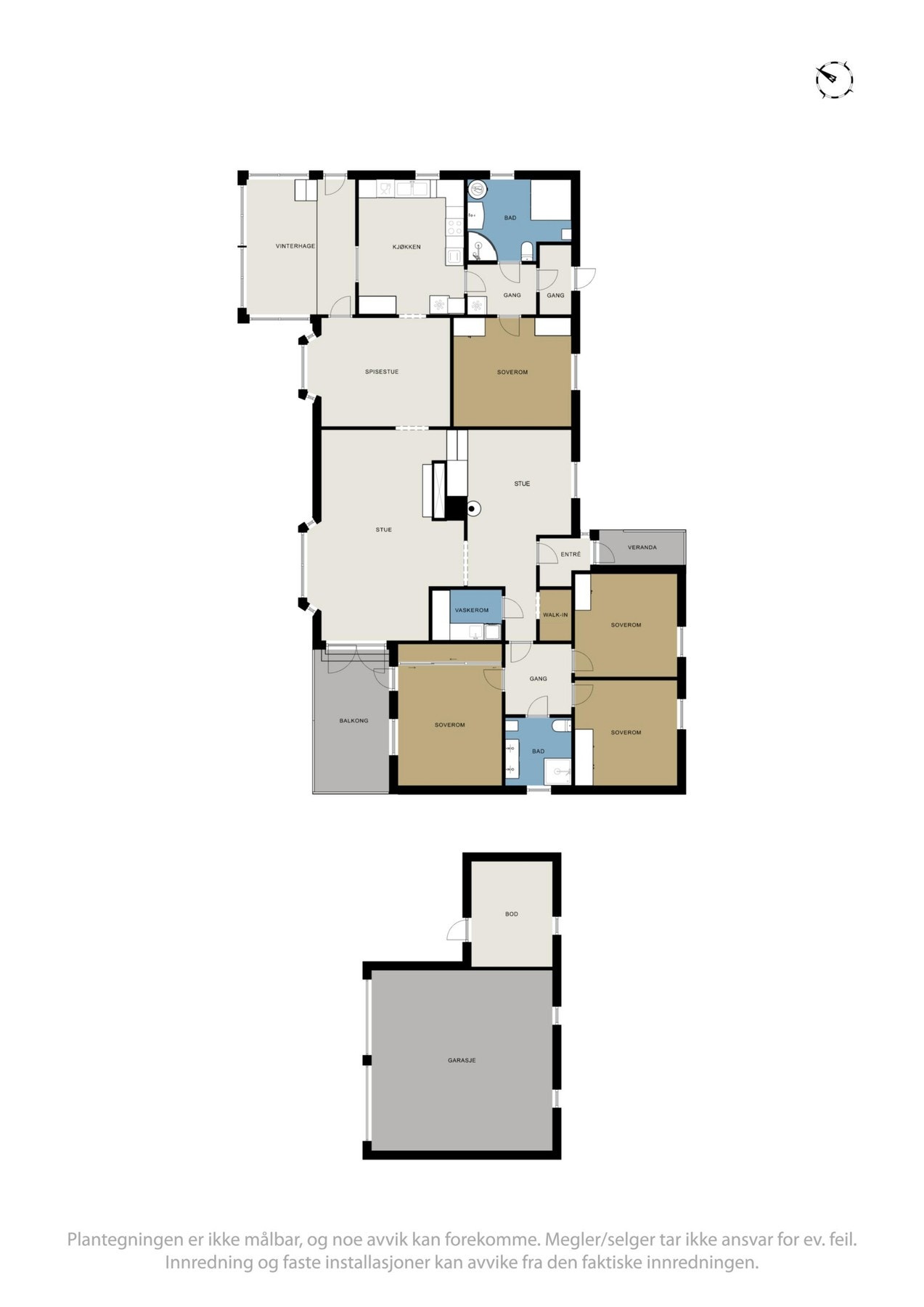 Plantegninger av alle bygningene Galleribilde