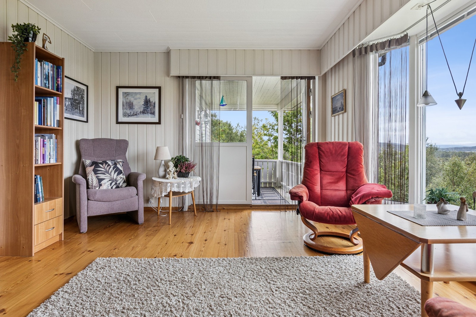 Utgang til overbygd veranda Galleribilde