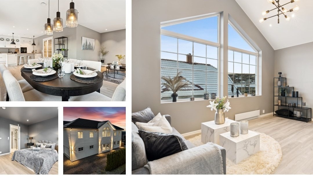 Boligen har gjennomgående høy kvalitet og gode løsninger - bør ses! Galleribilde