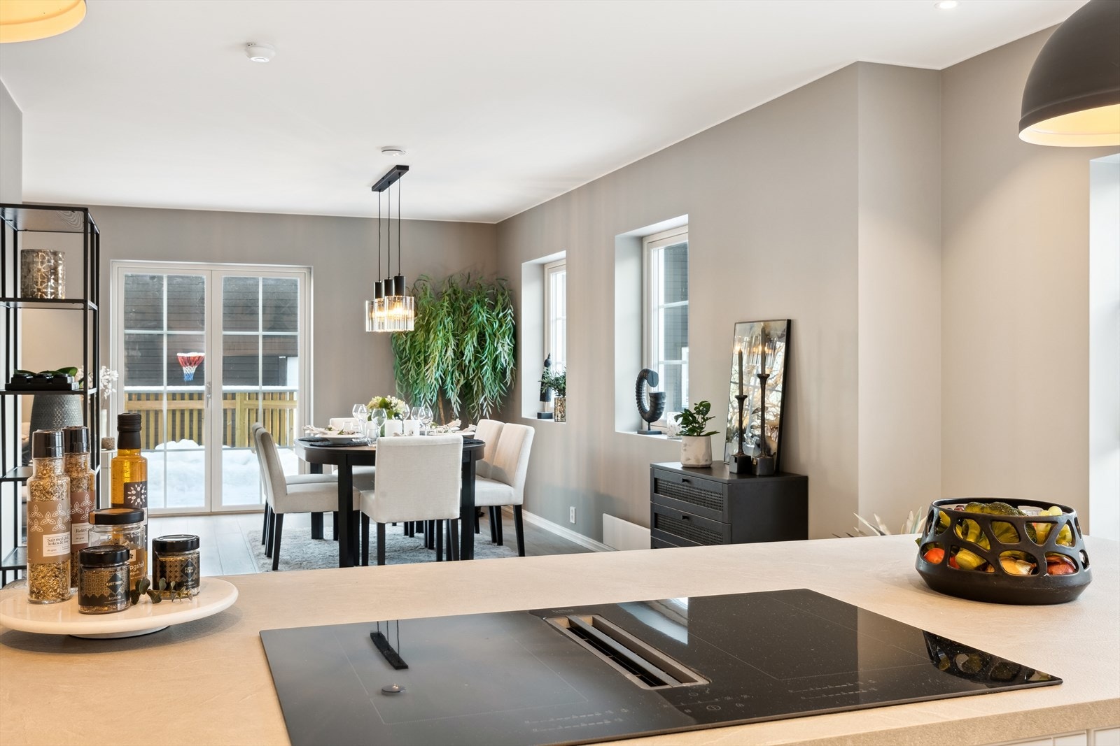 Platetopp med avtrekk kullfilter Galleribilde