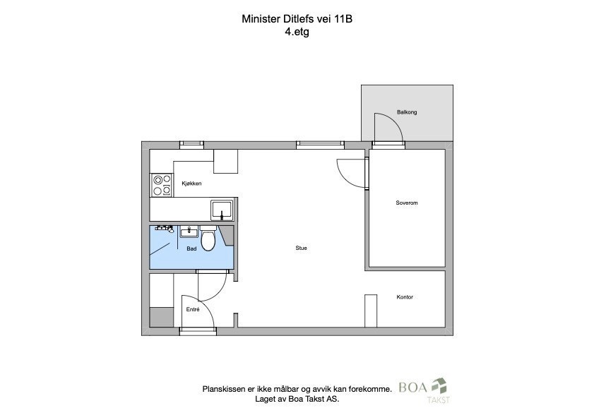 Plantegning Galleribilde