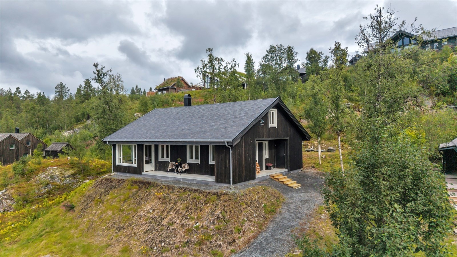 Flott og relativt nyoppført familiehytte. Galleribilde