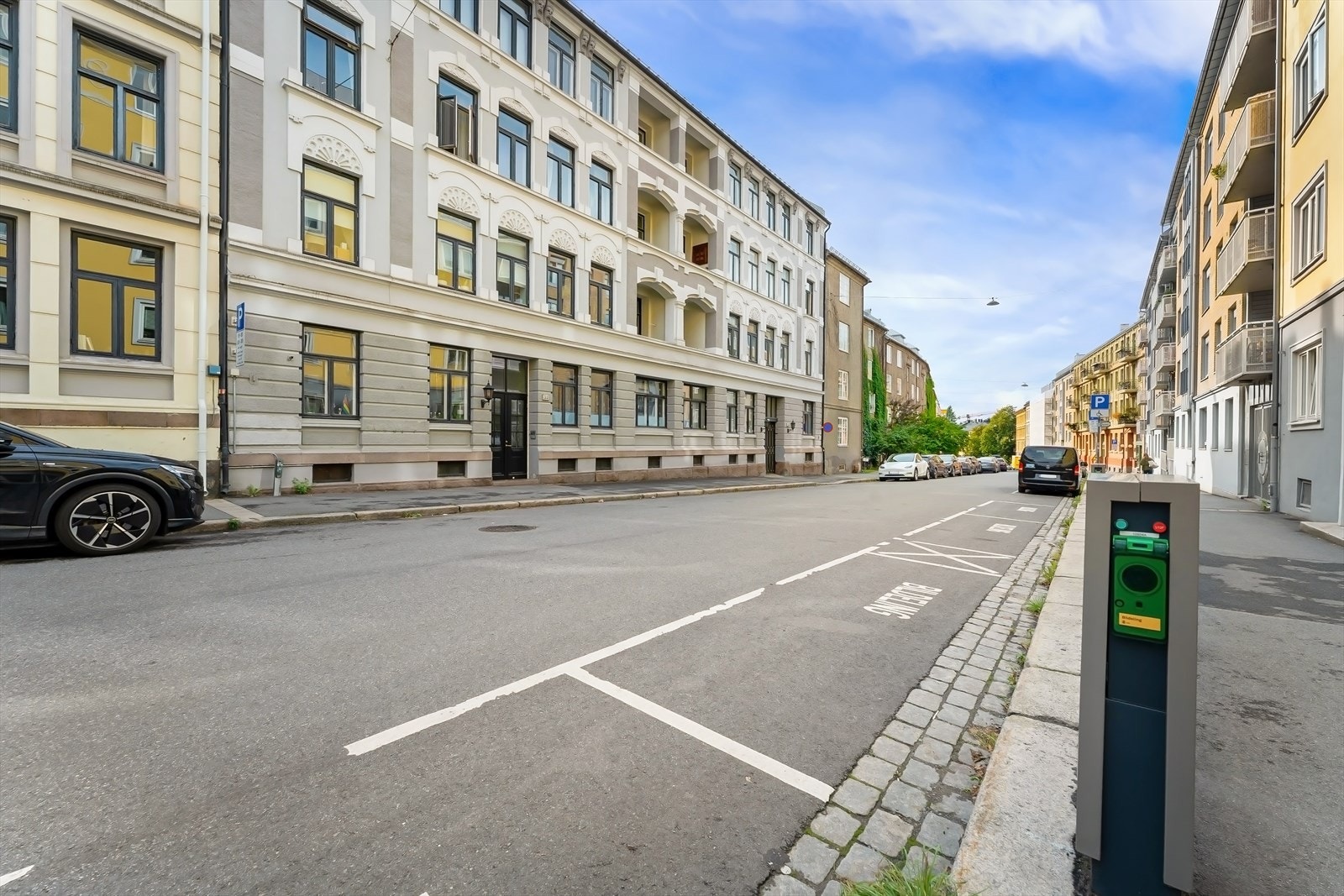 I Stensgata finner du muligheter for lading av elbil Galleribilde