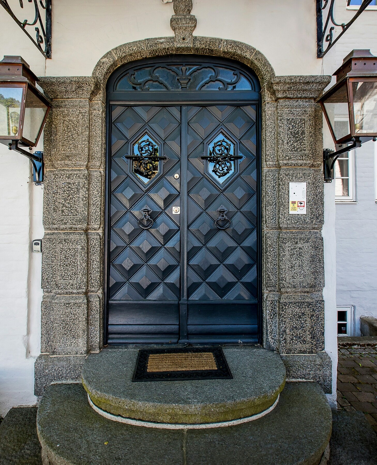 Herskapelig inngangsparti. Galleribilde