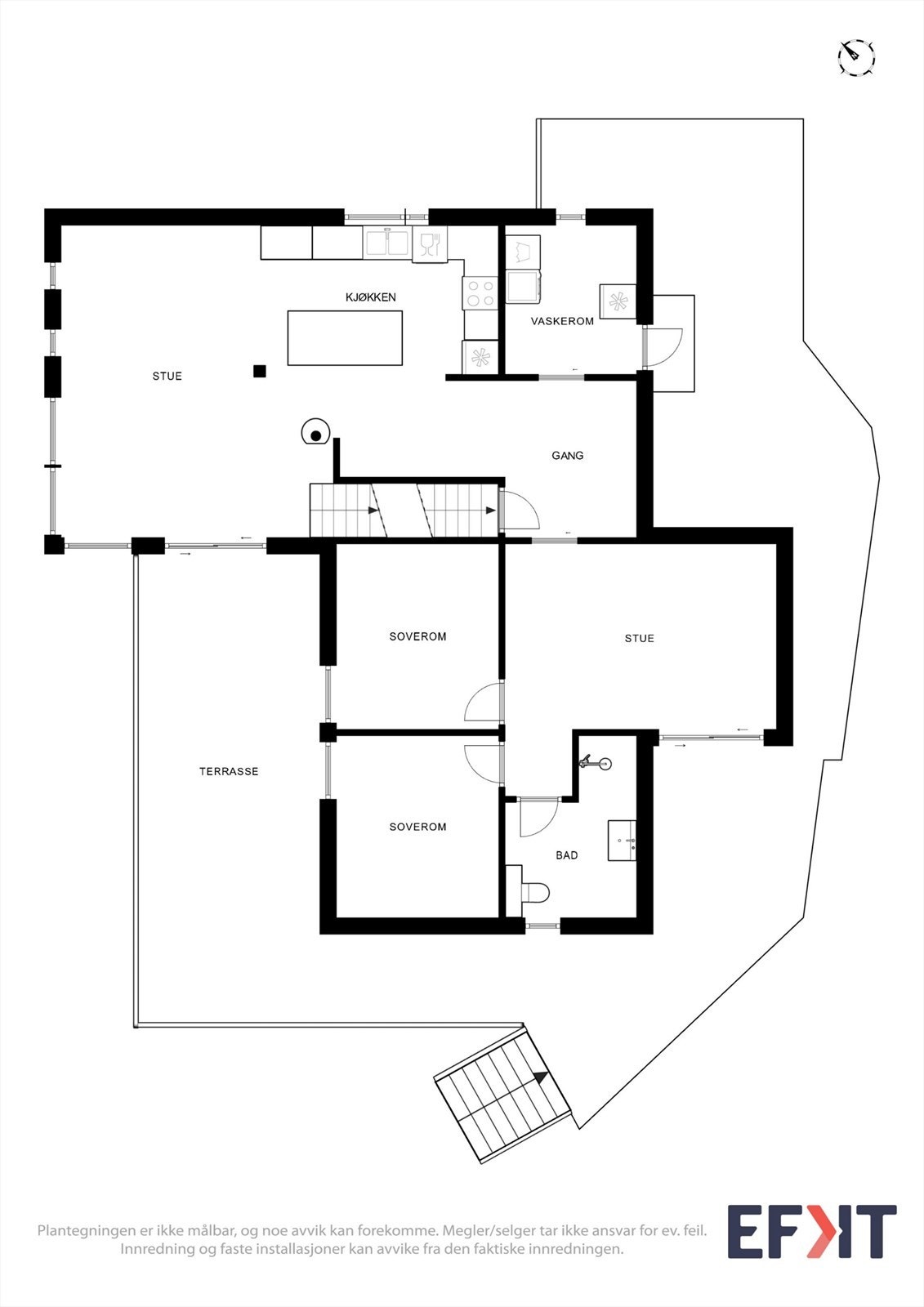 Plantegning 2 etasje Galleribilde
