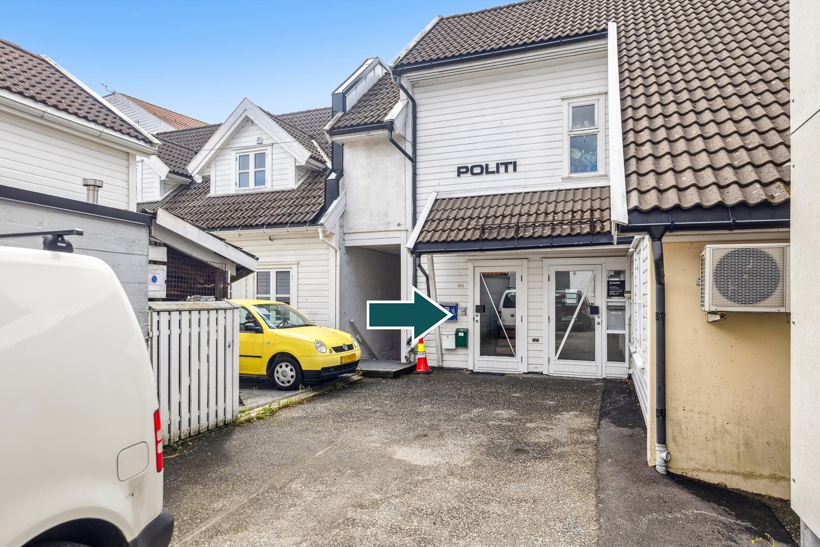 Hovedinngangen i 1. etg. Galleribilde