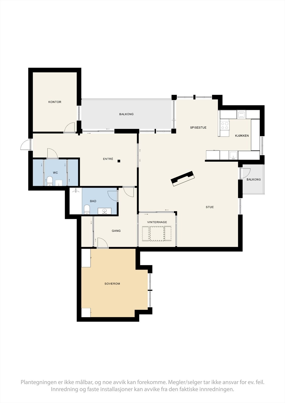 Plantegning. Galleribilde