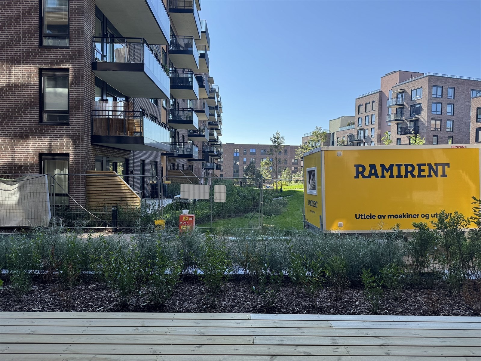 Bilde tatt fra leiligheten 18/8-25. Galleribilde