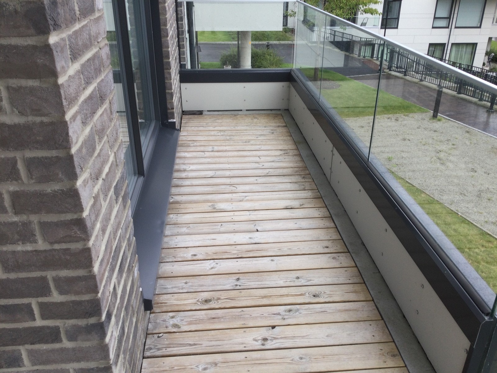 Terrassen har ulike soner. Galleribilde
