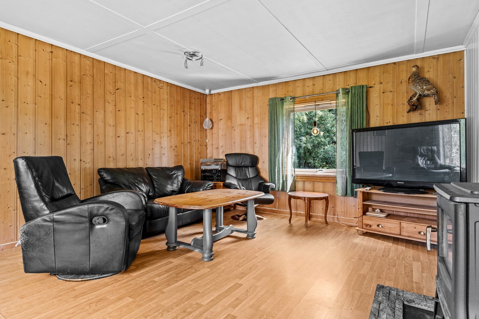 Stuen er på 23,5m². Galleribilde