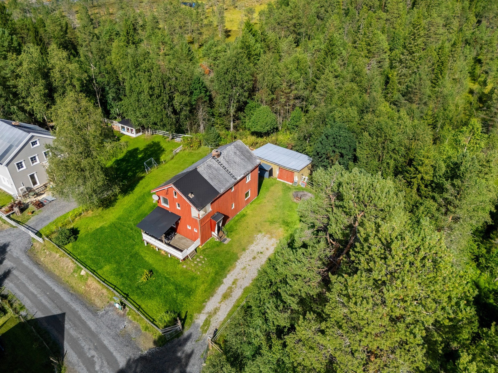 Her er man omringet av vakker natur på alle kanter. Galleribilde