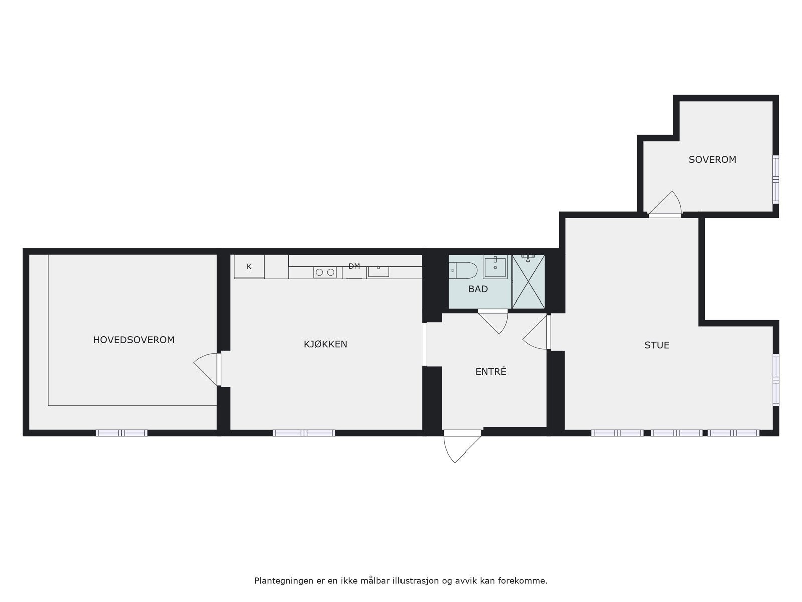 Plantegning Galleribilde