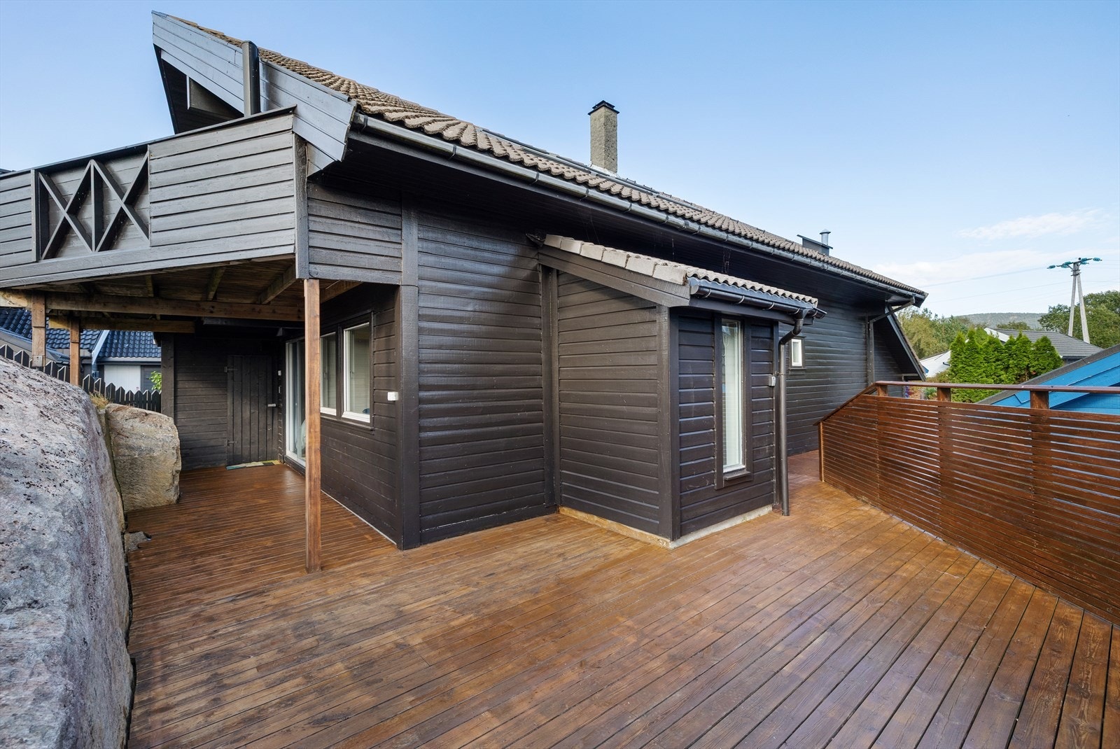 Naturlig uteområde til utleiedelen (ikke godkjent) Galleribilde