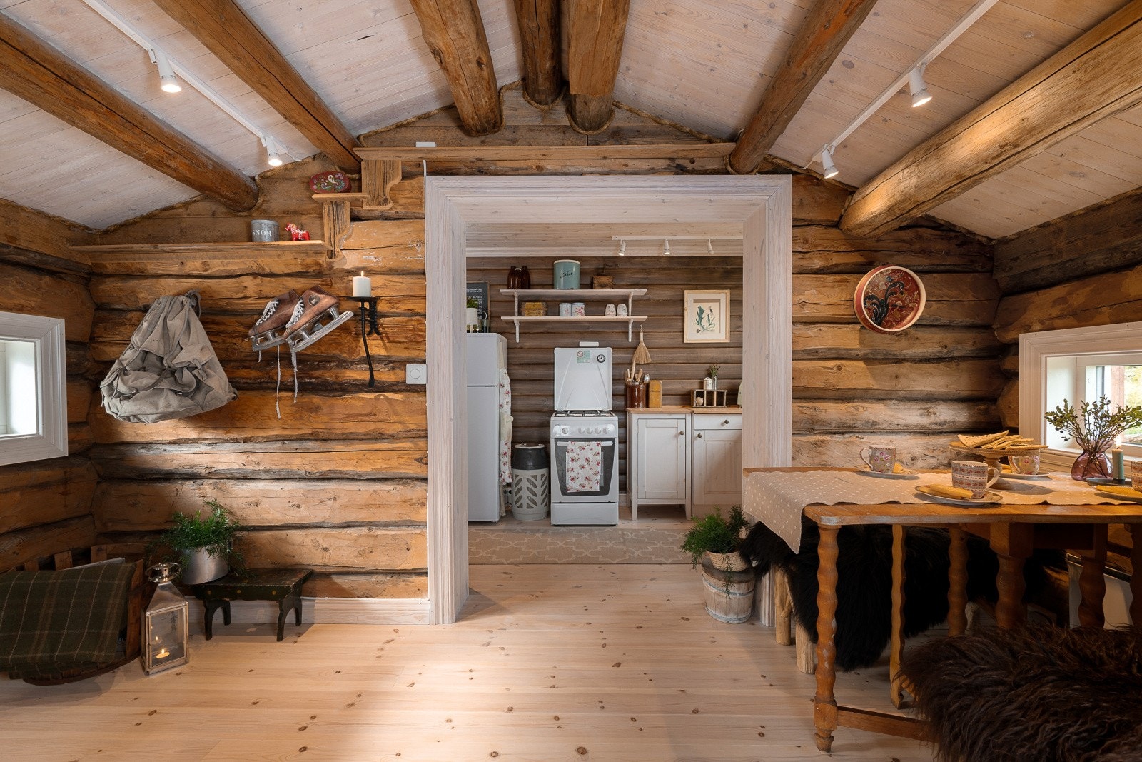 Hytta har mottaker for Defa system- ring hytta varm. Galleribilde