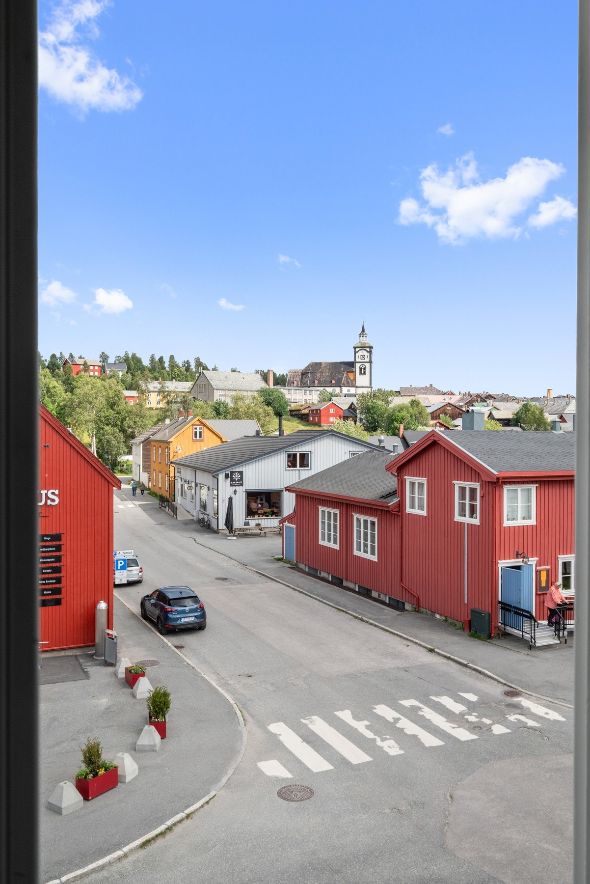 Utsikt fra det ene soverommet. Galleribilde