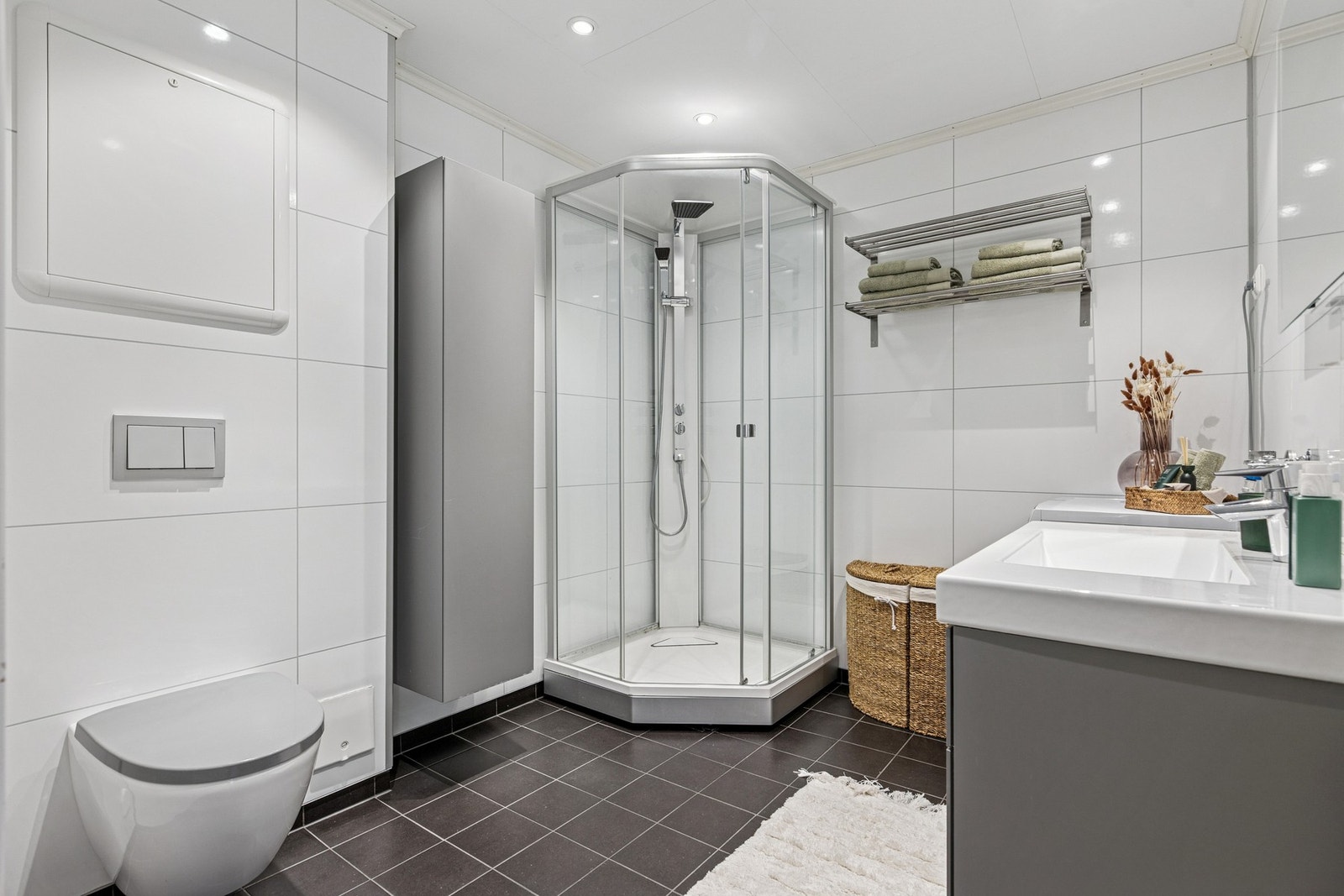 Baderommet måler 6 kvm. Galleribilde