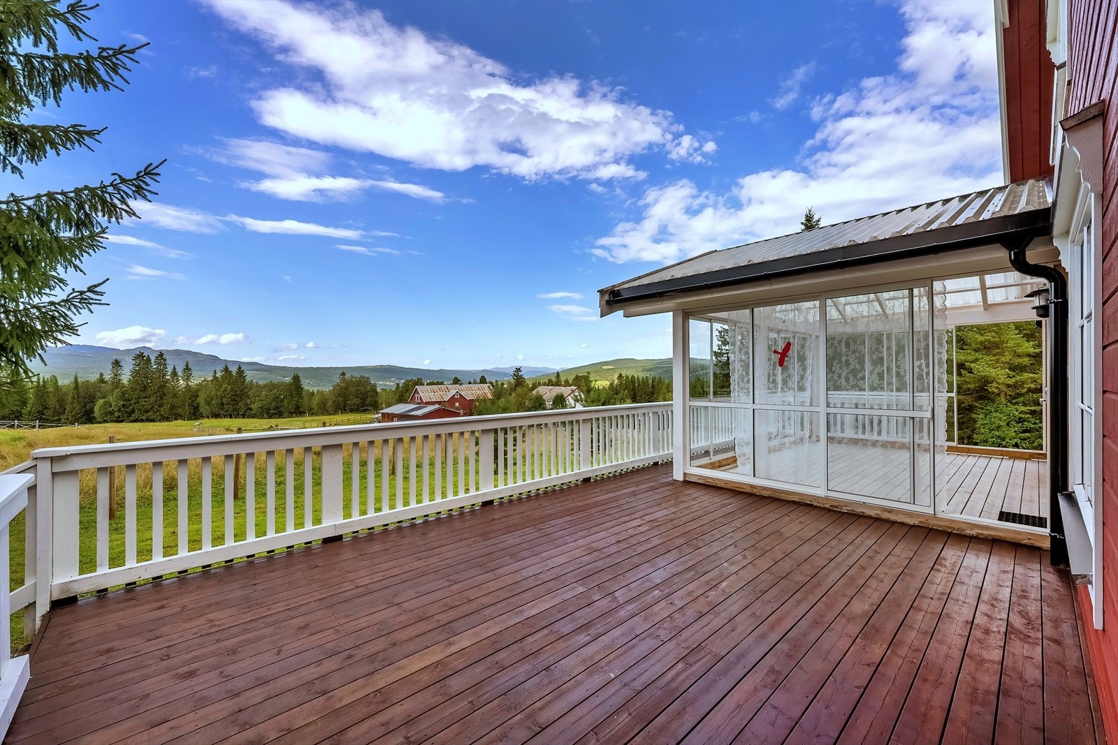 Utsikt fra terrassen Galleribilde