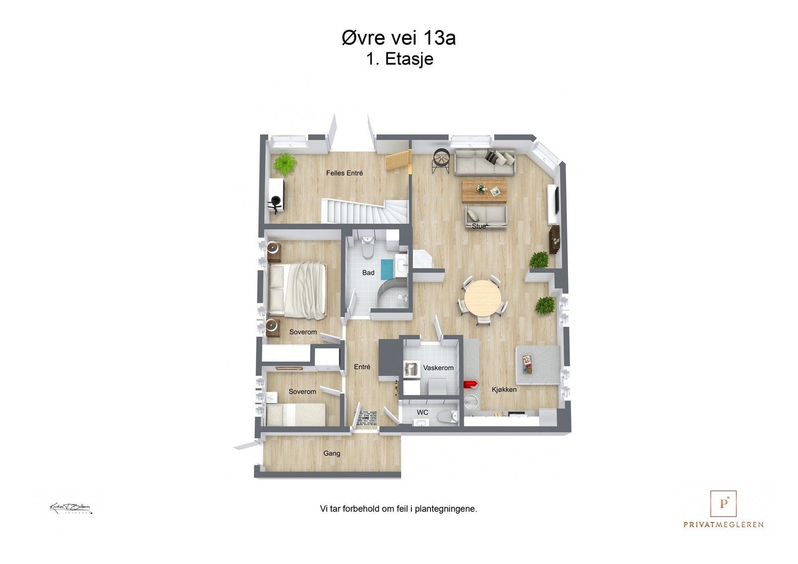 Plantegning Galleribilde