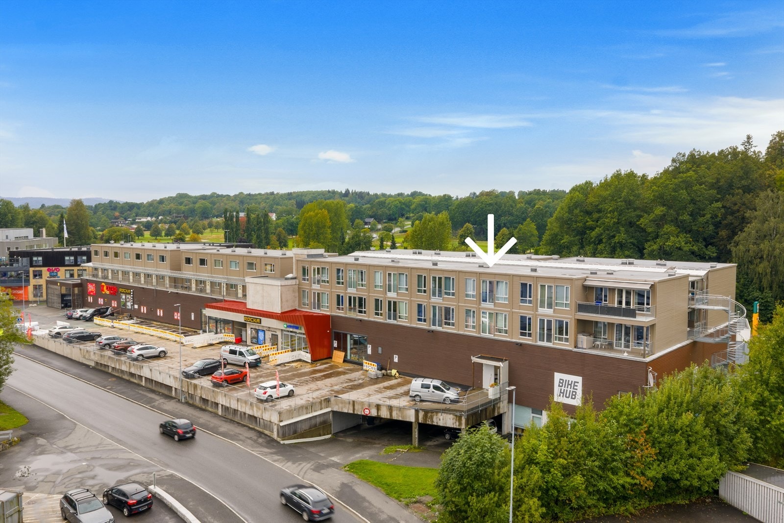Fasaden sett fra nord øst. Galleribilde
