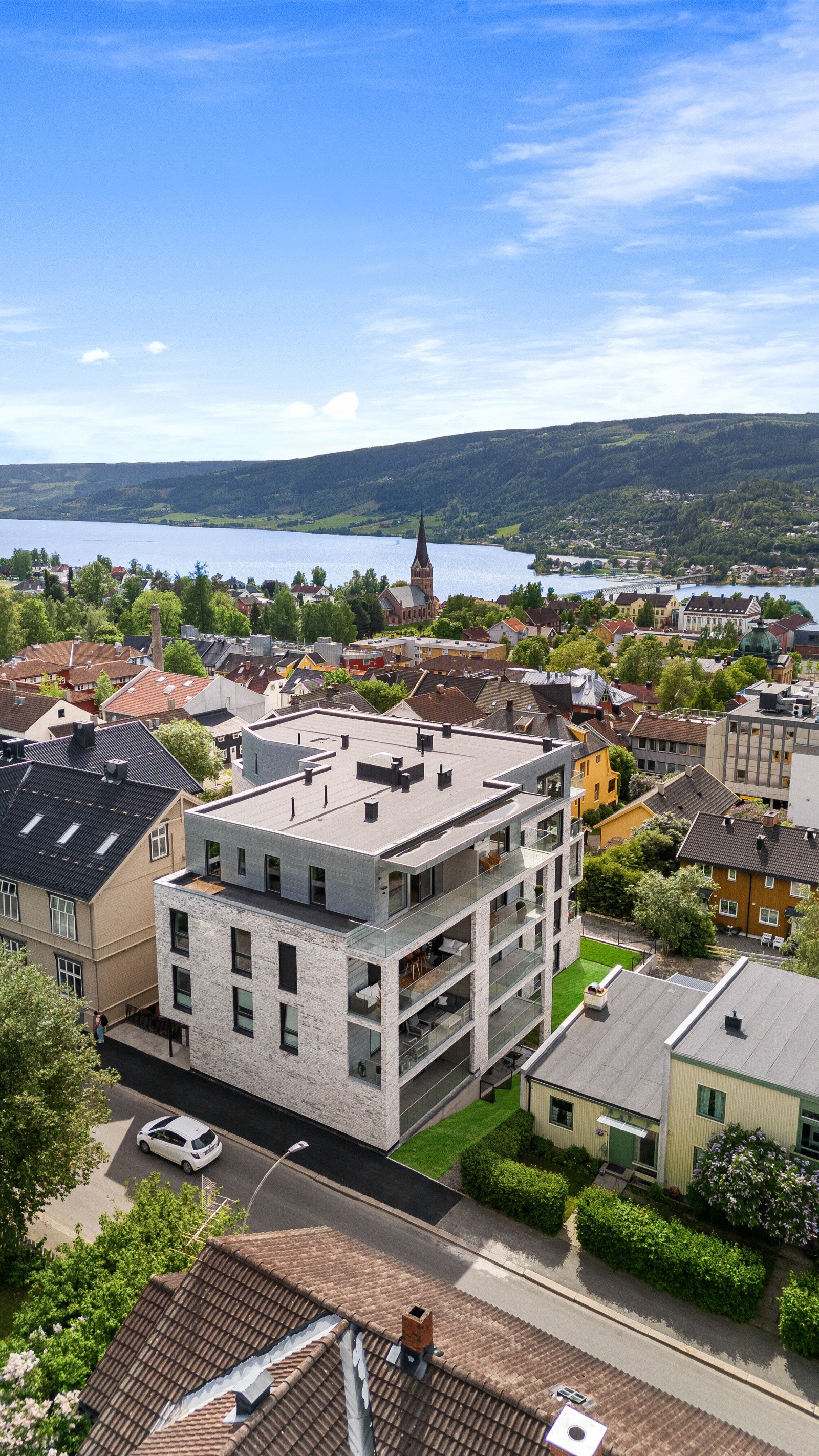 Blessum Terrasse sett ovenfra Galleribilde