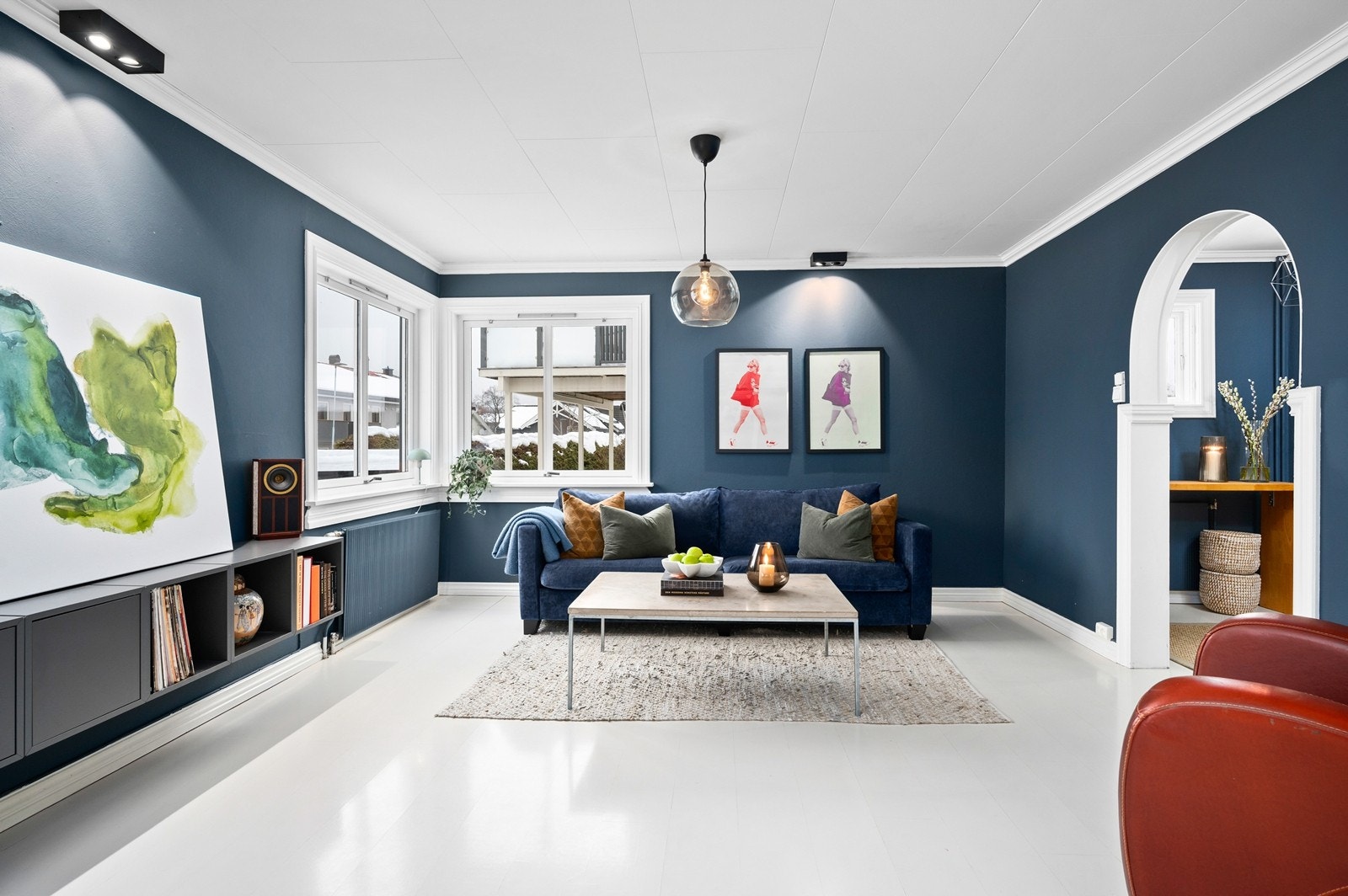 Malt alle overflater i boligen i 2021 Galleribilde