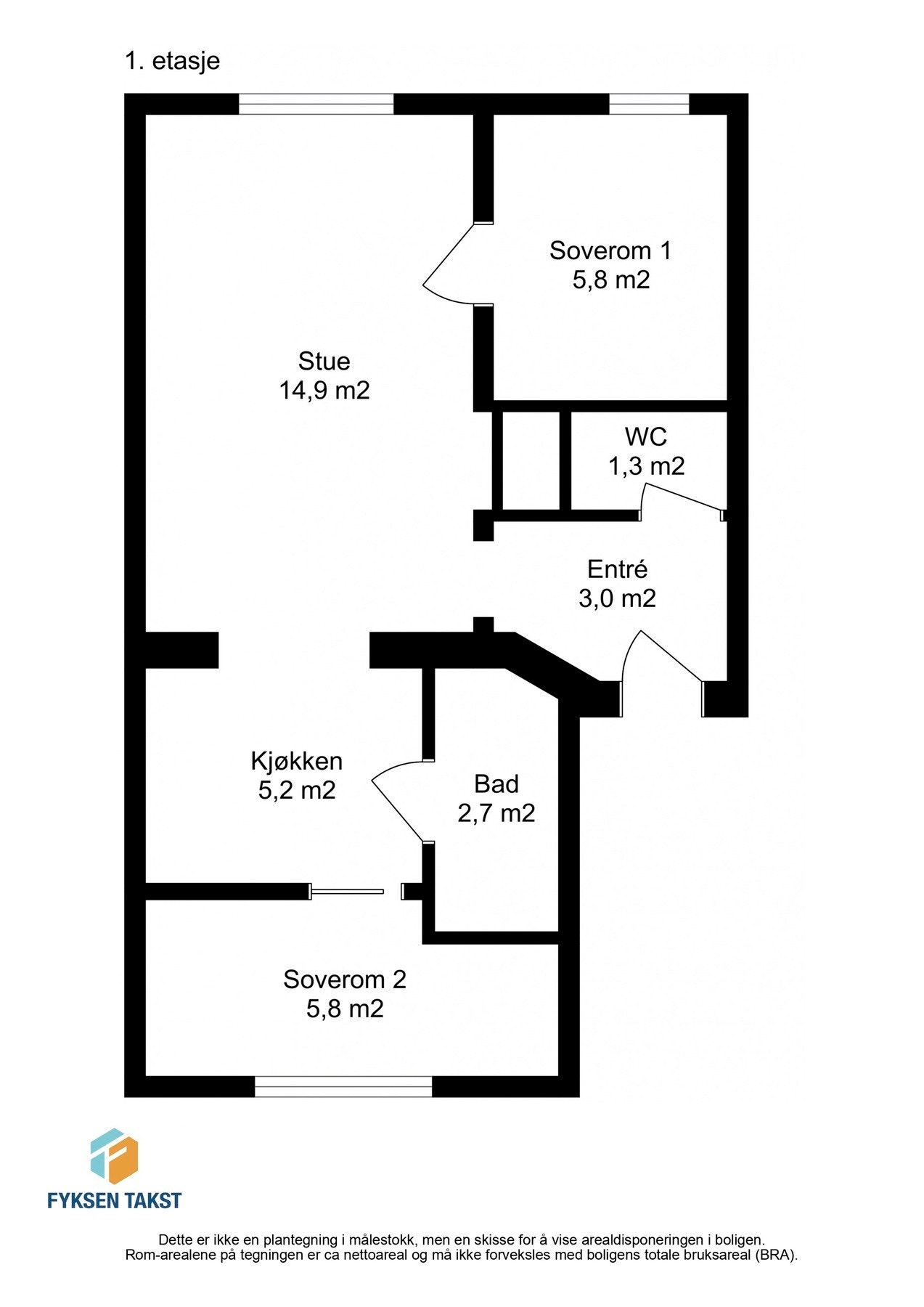 Planskisse. Galleribilde