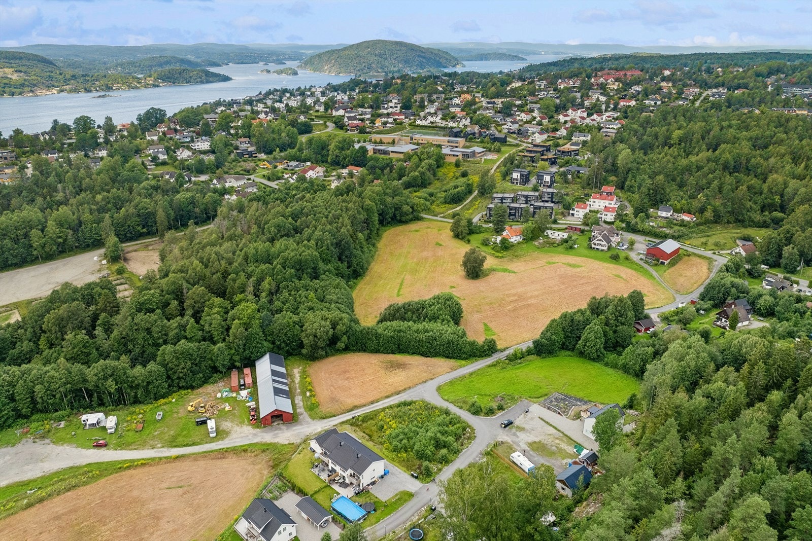 Kort til stranden og Sogsti skole Galleribilde