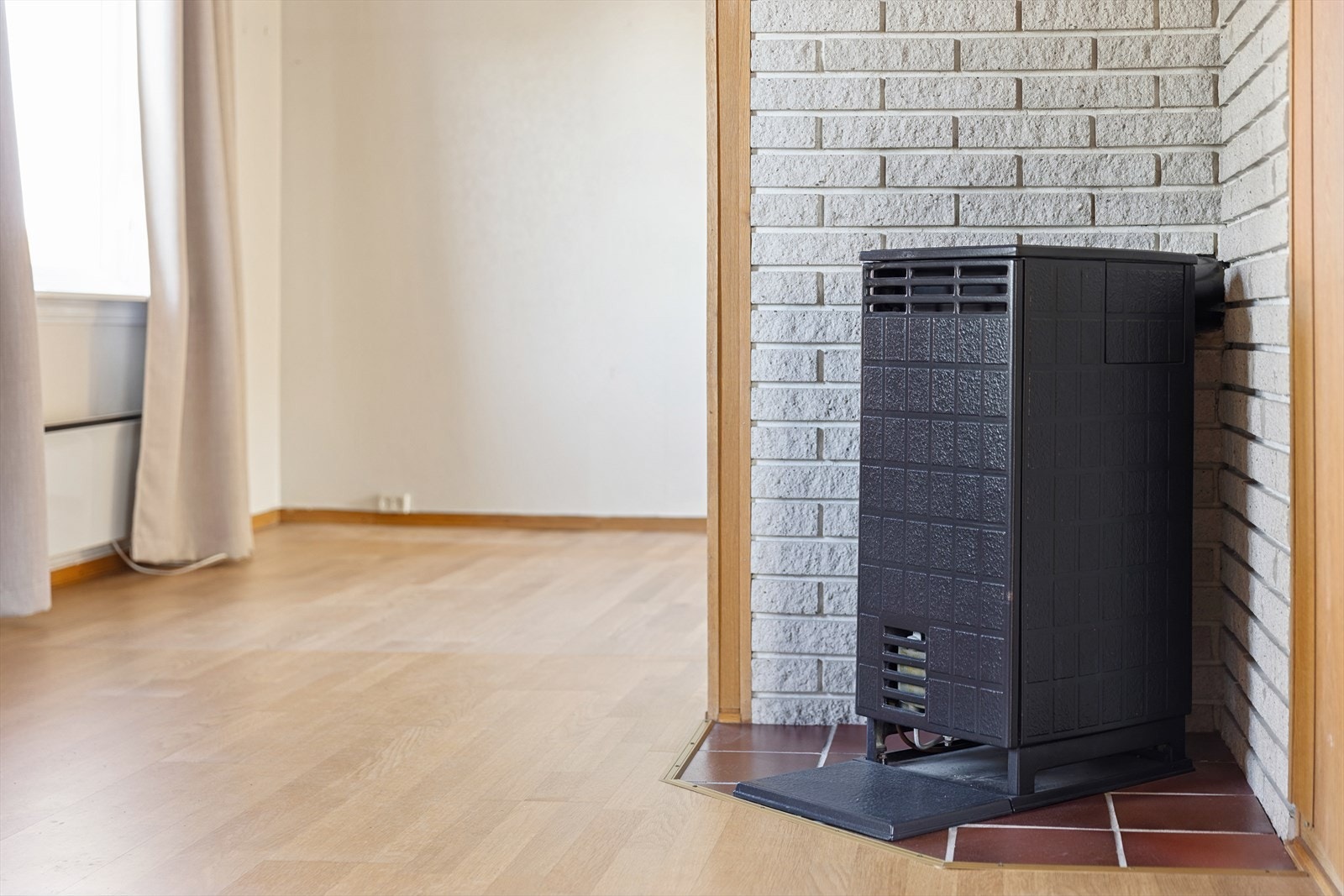 Vedkamin for hygge og kos på kalde dager. Galleribilde