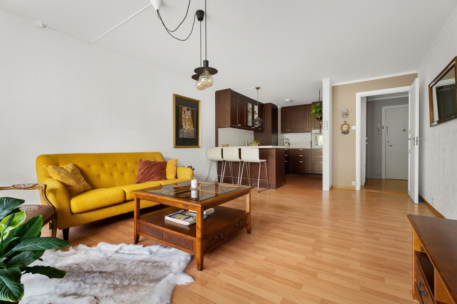 Koselig leilighet i 2. etasje på Kurland. Galleribilde