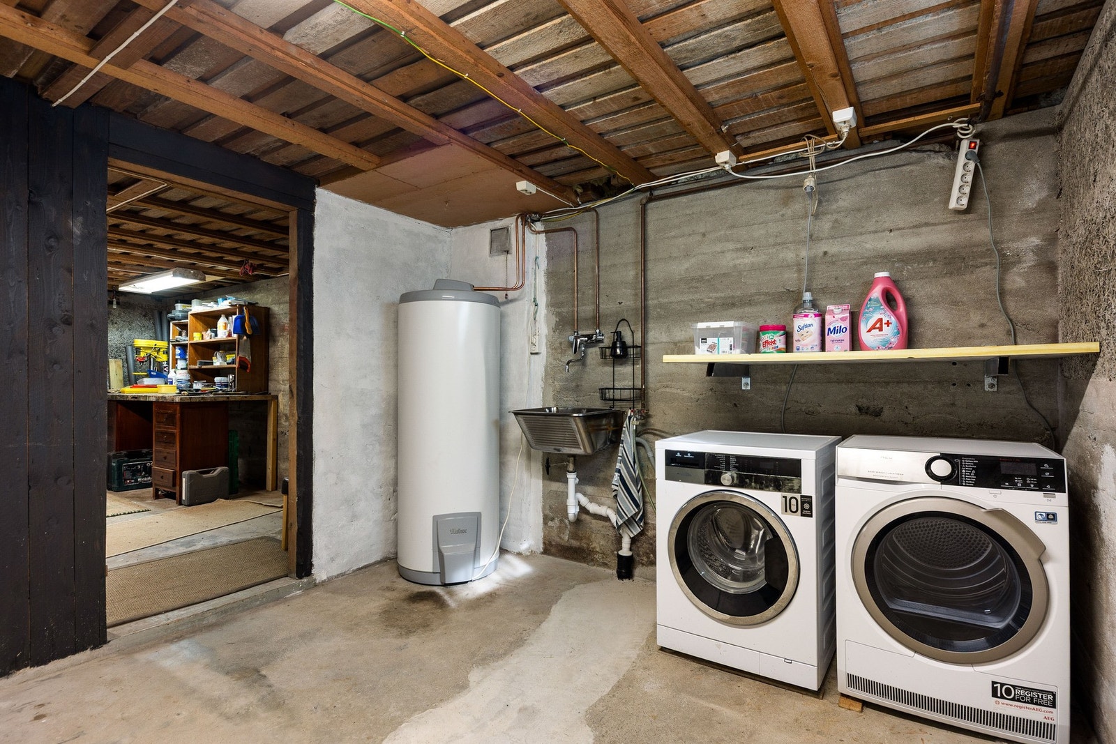 Vaskerom. Galleribilde