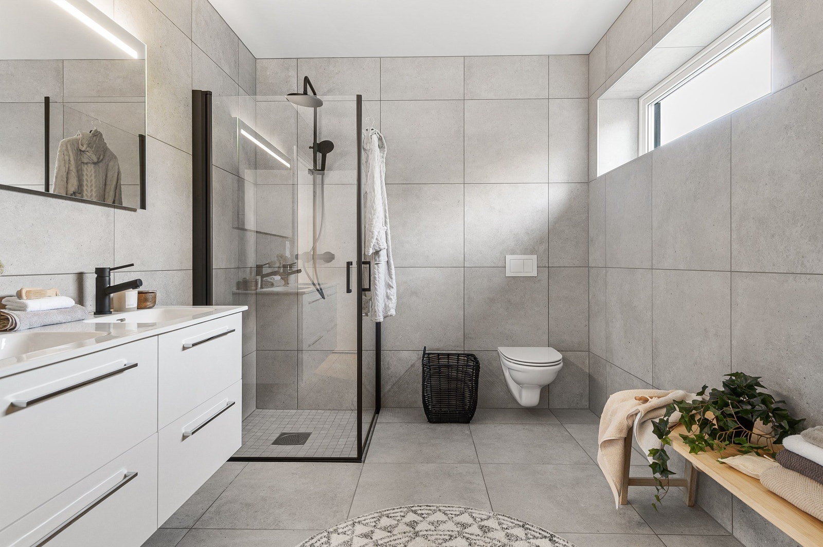 Stort og flott bad Galleribilde