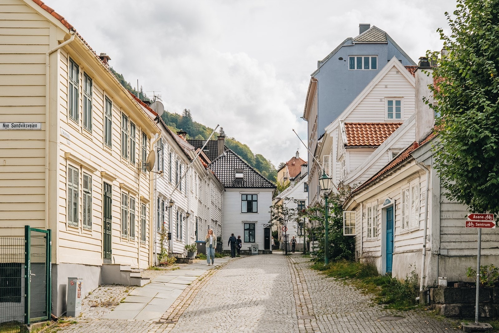Idyllisk og fin gågate med nærhet til alt du har behov for. Galleribilde