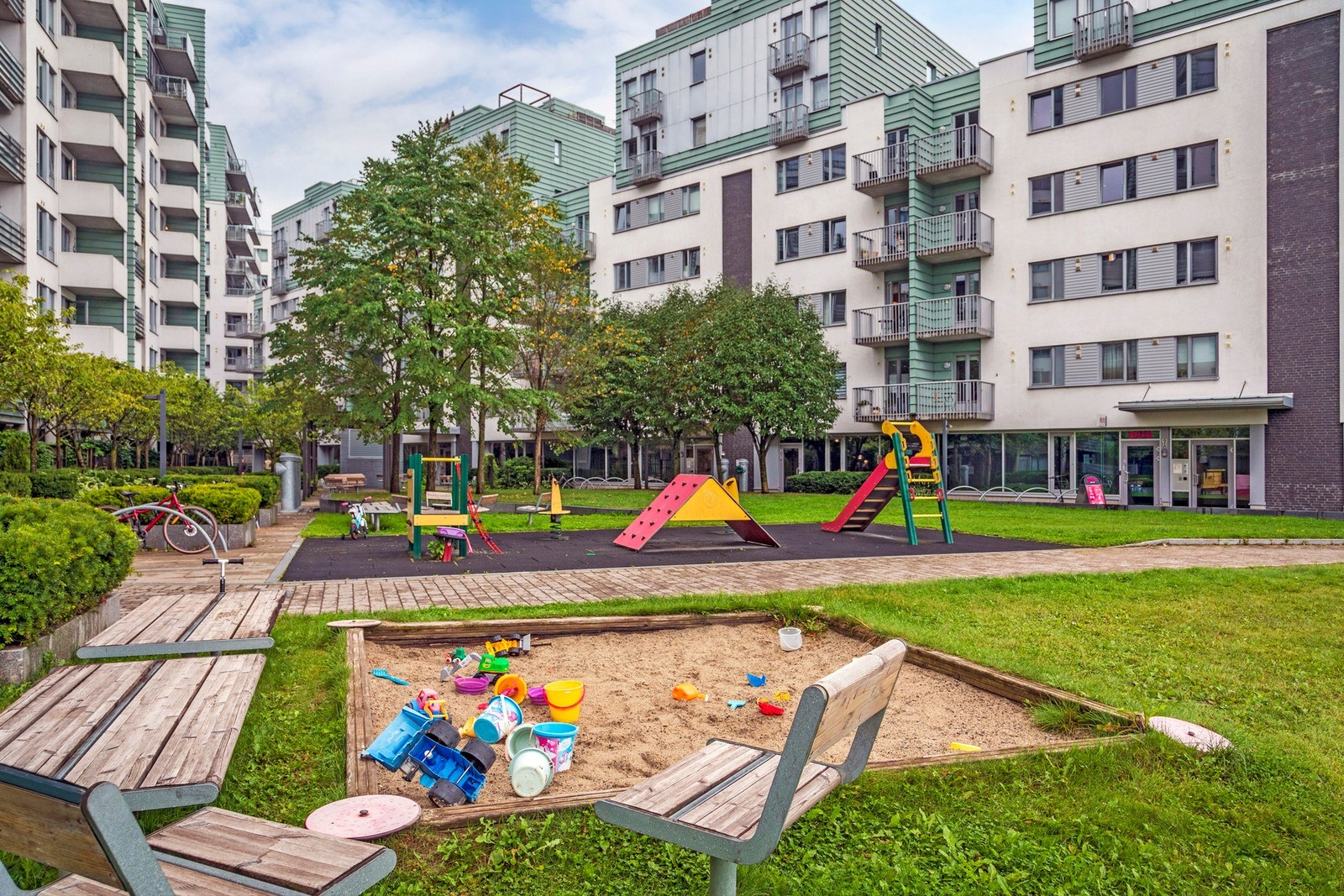 Pent opparbeidet fellesarealer. Galleribilde