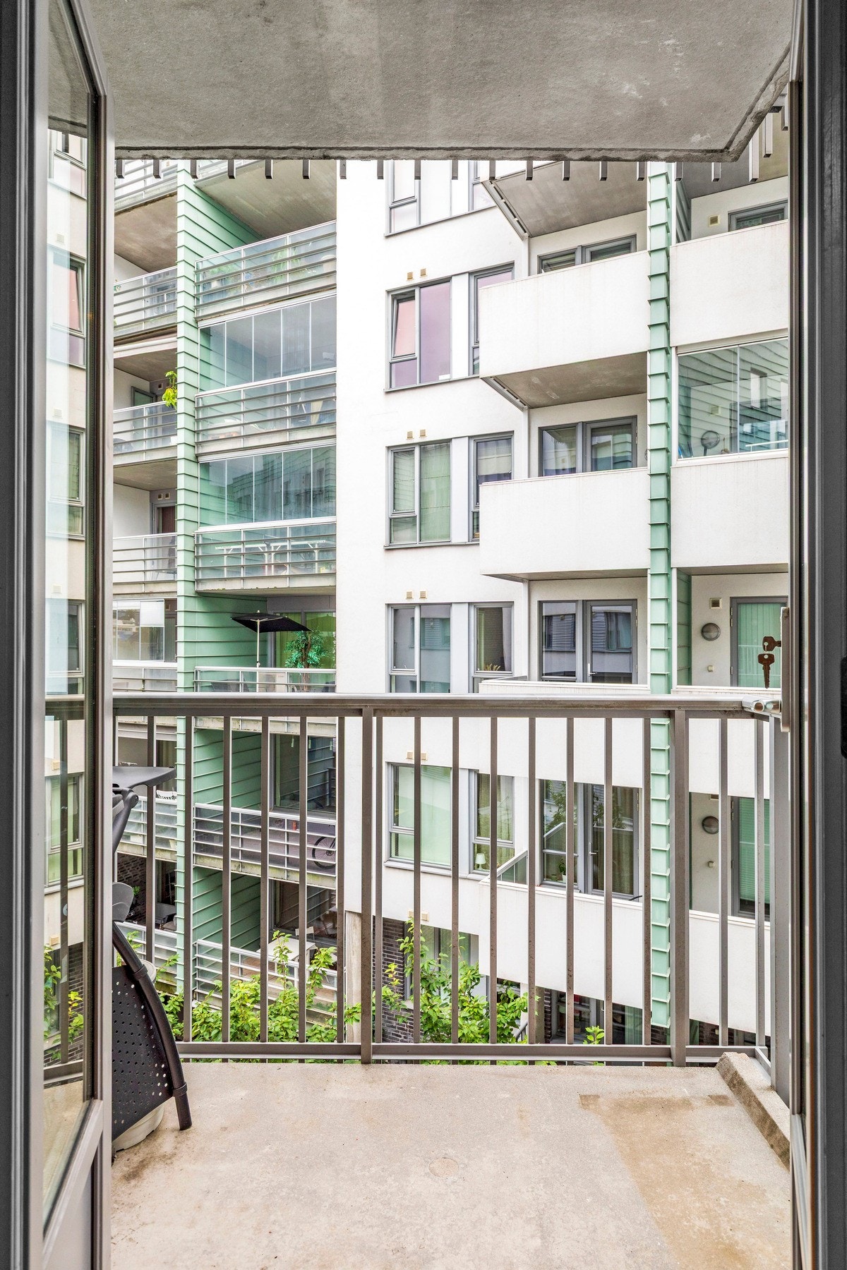 Balkong på 3 kvm. Galleribilde