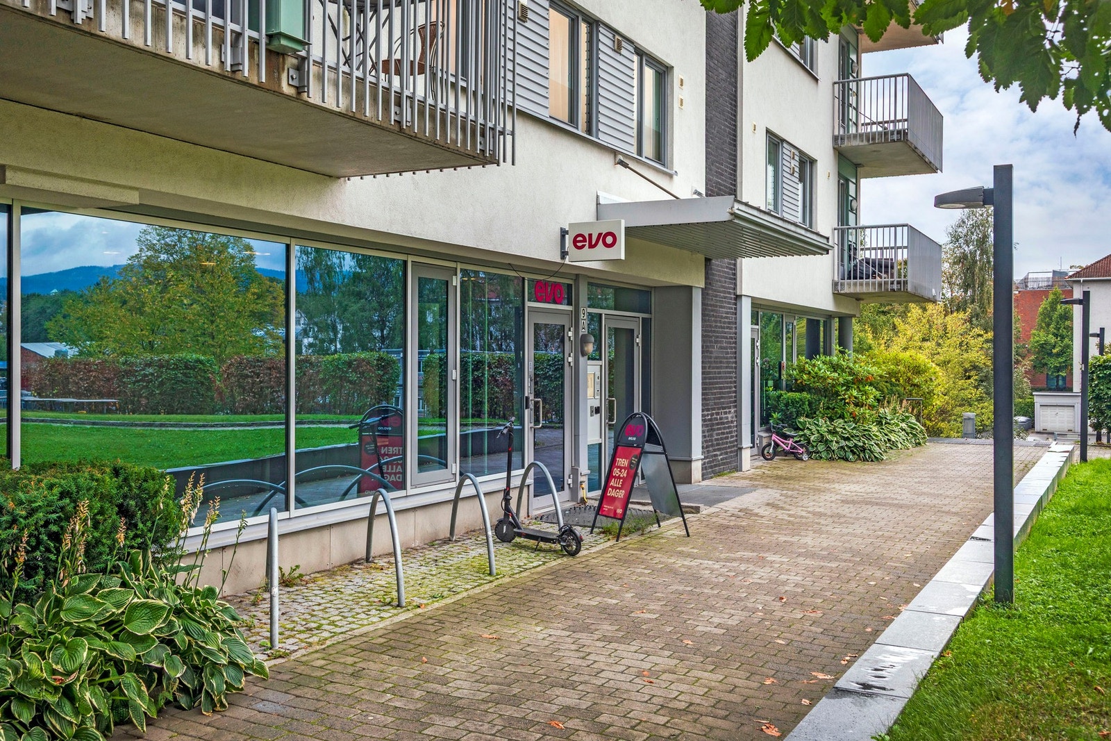 EVO Fitness treninggsenter i samme bygg. Galleribilde