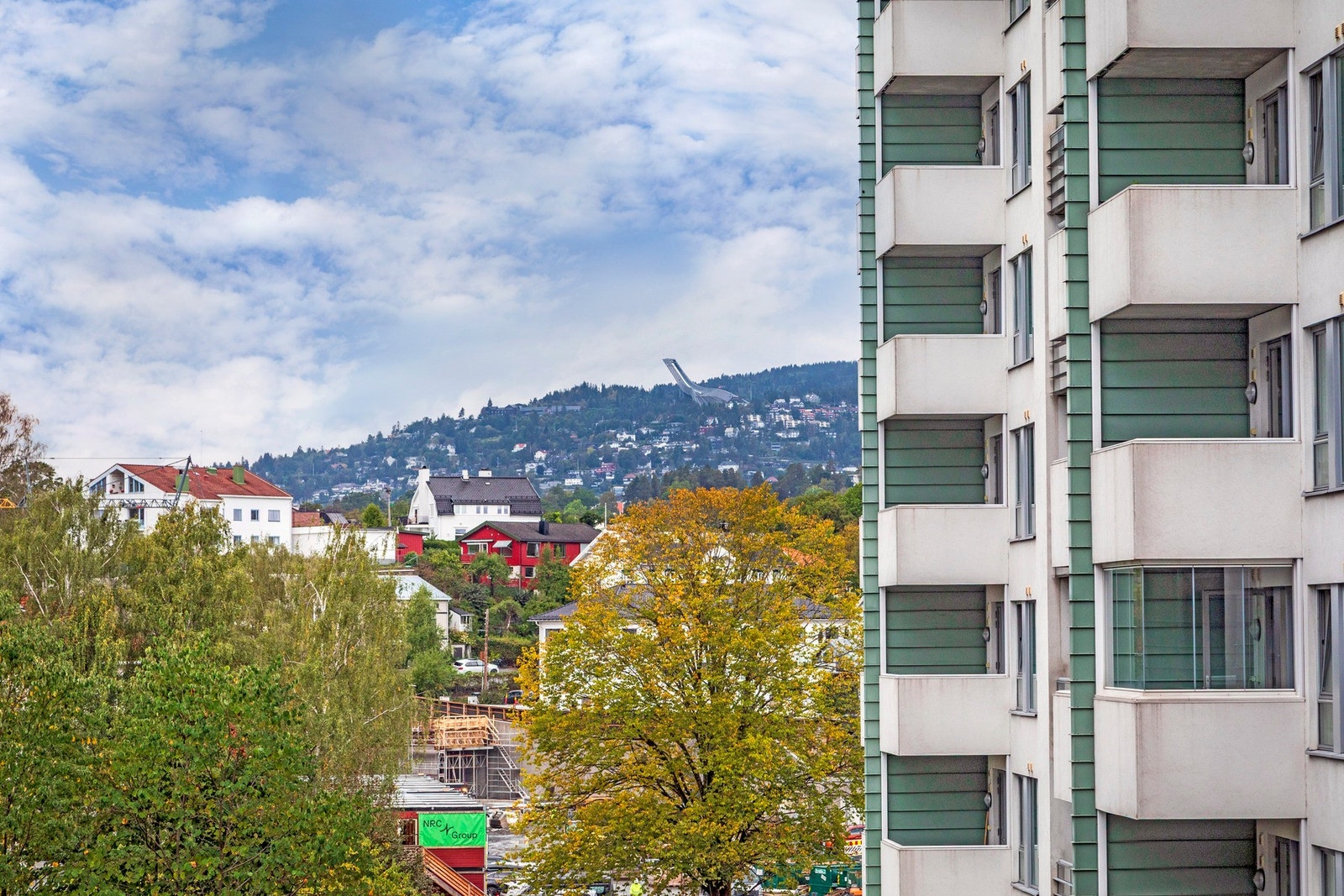 Utsikt mot Holmenkollen. Galleribilde