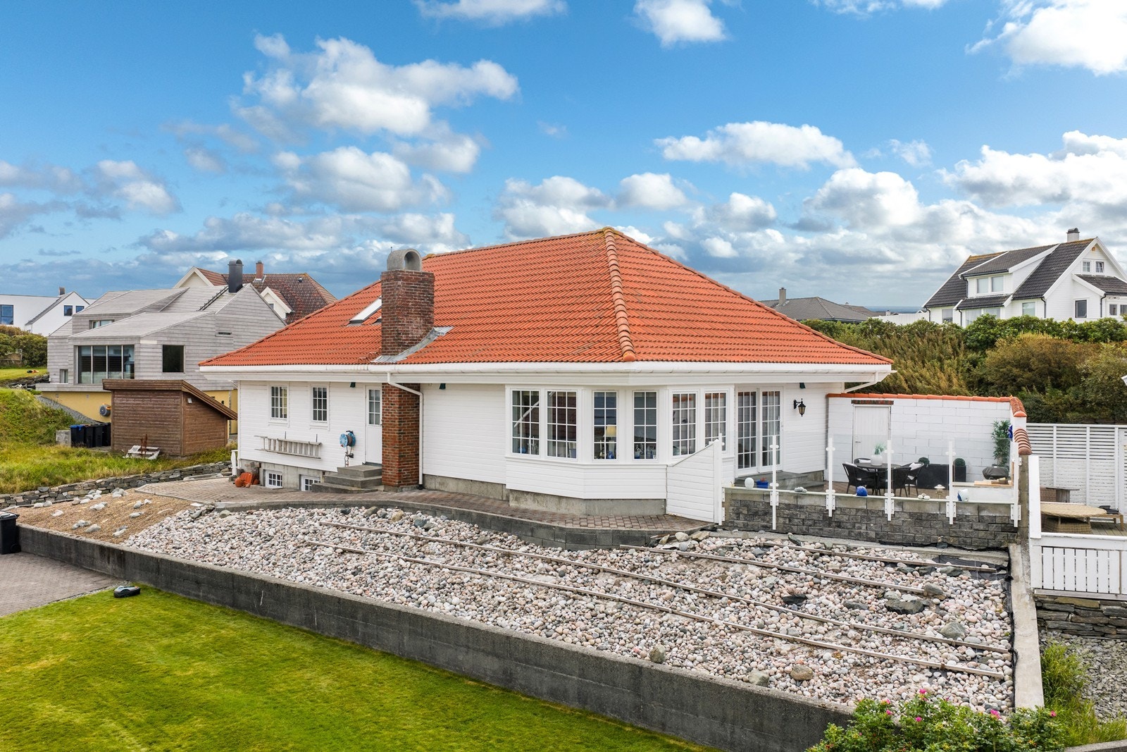 Pent opparbeidet uteområde Galleribilde