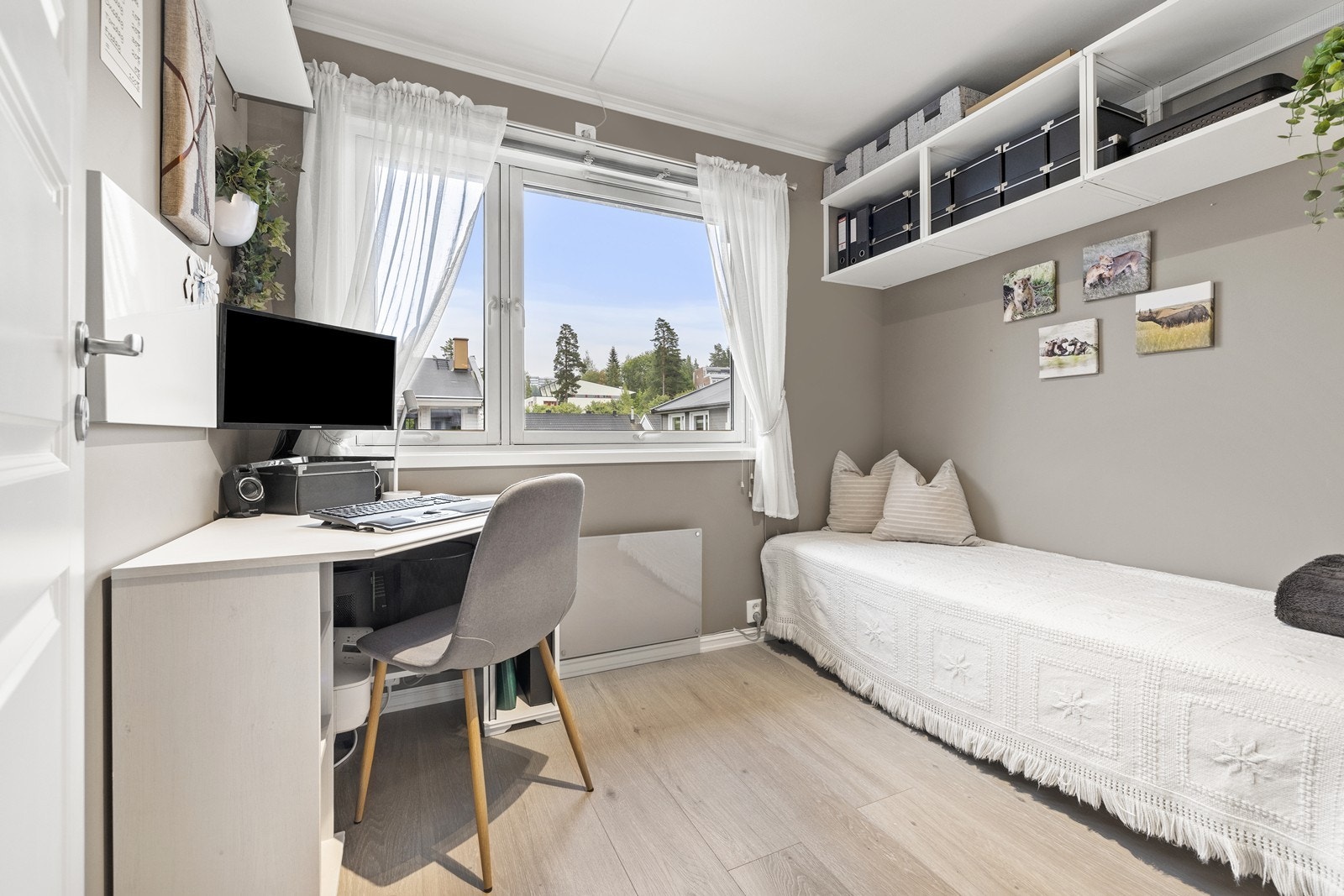 Soverom 4 - er perfekt som hjemmekontor eller gjesterom. Galleribilde