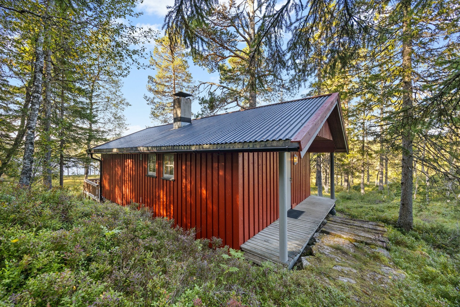 Inngangspartiet er takoverbygd Galleribilde