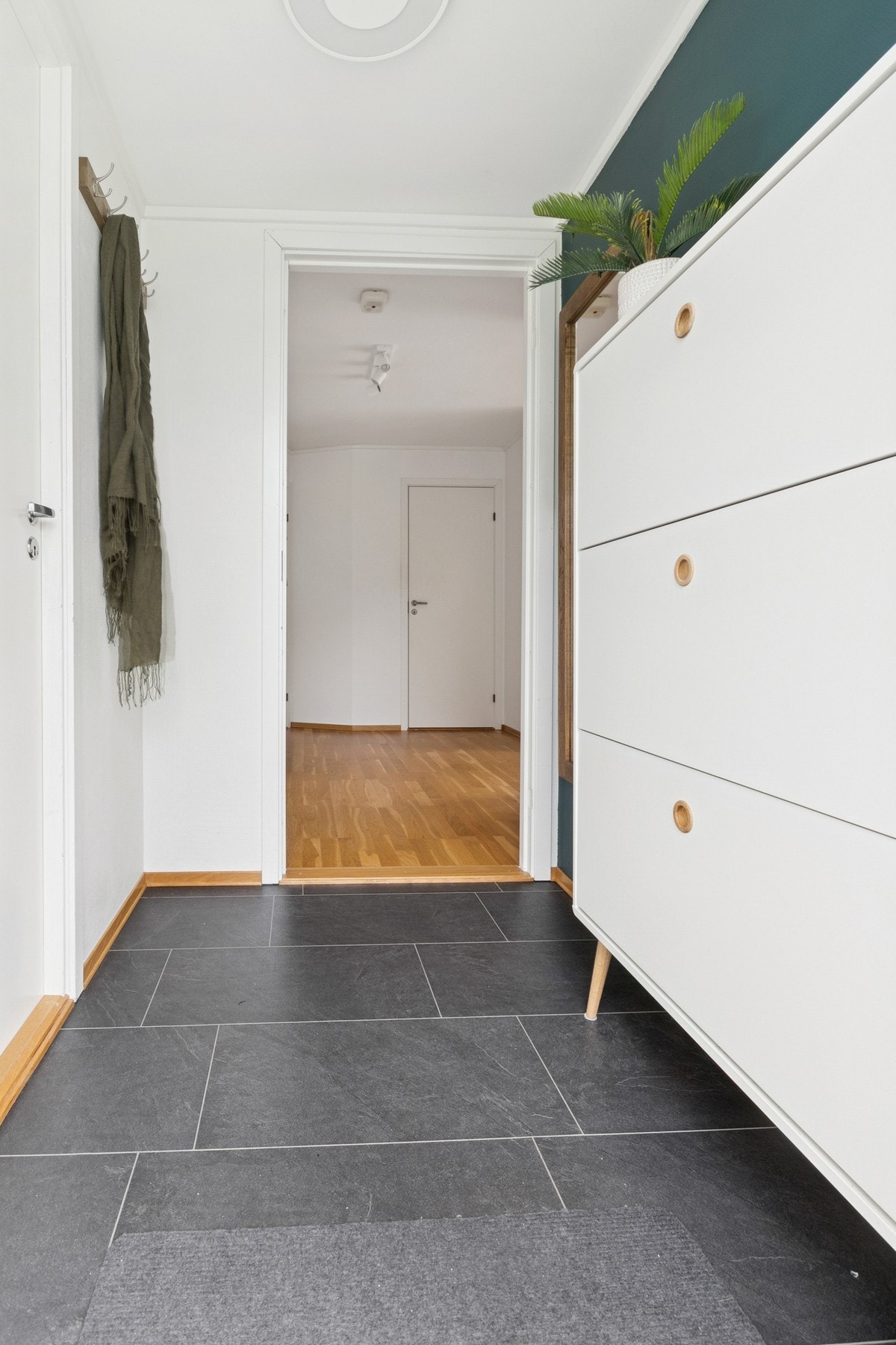 Entré med plass til kommode og jakkeoppheng. Galleribilde